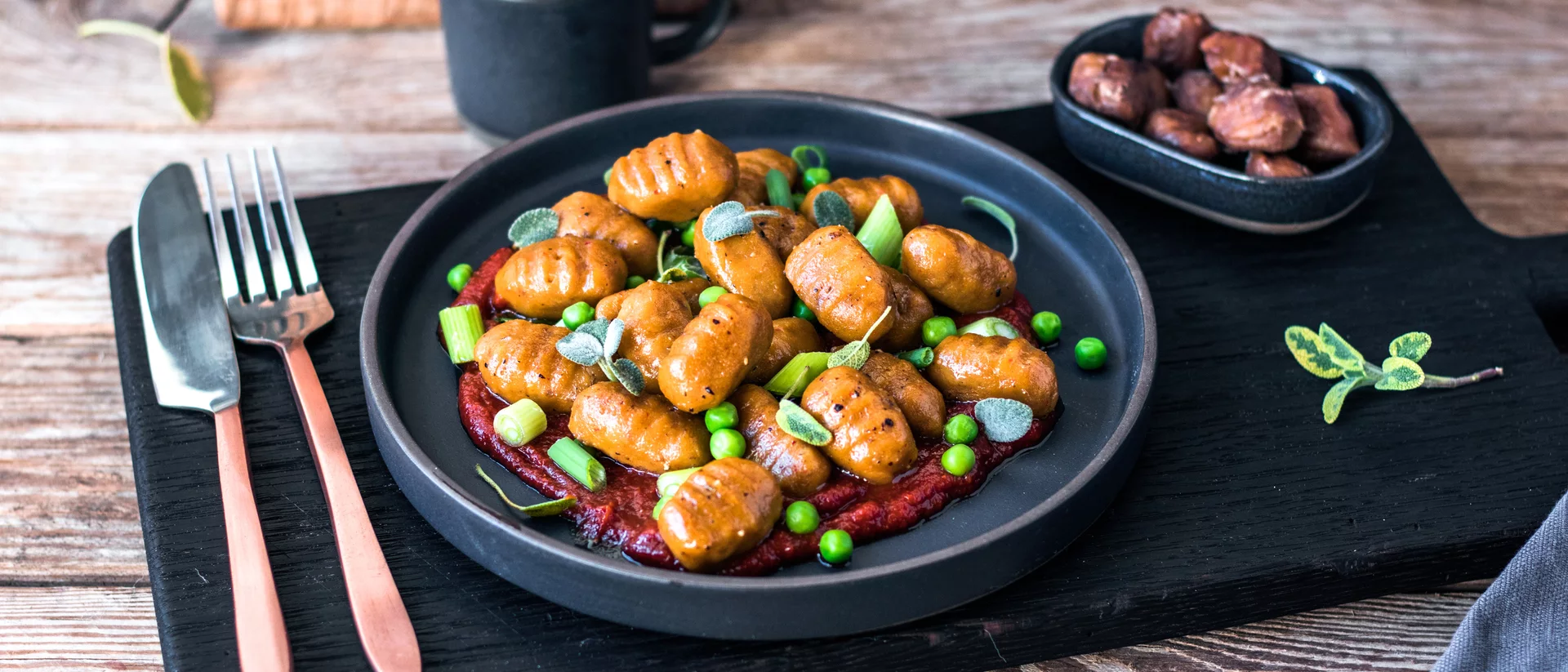Kürbis Maronen Gnocchi