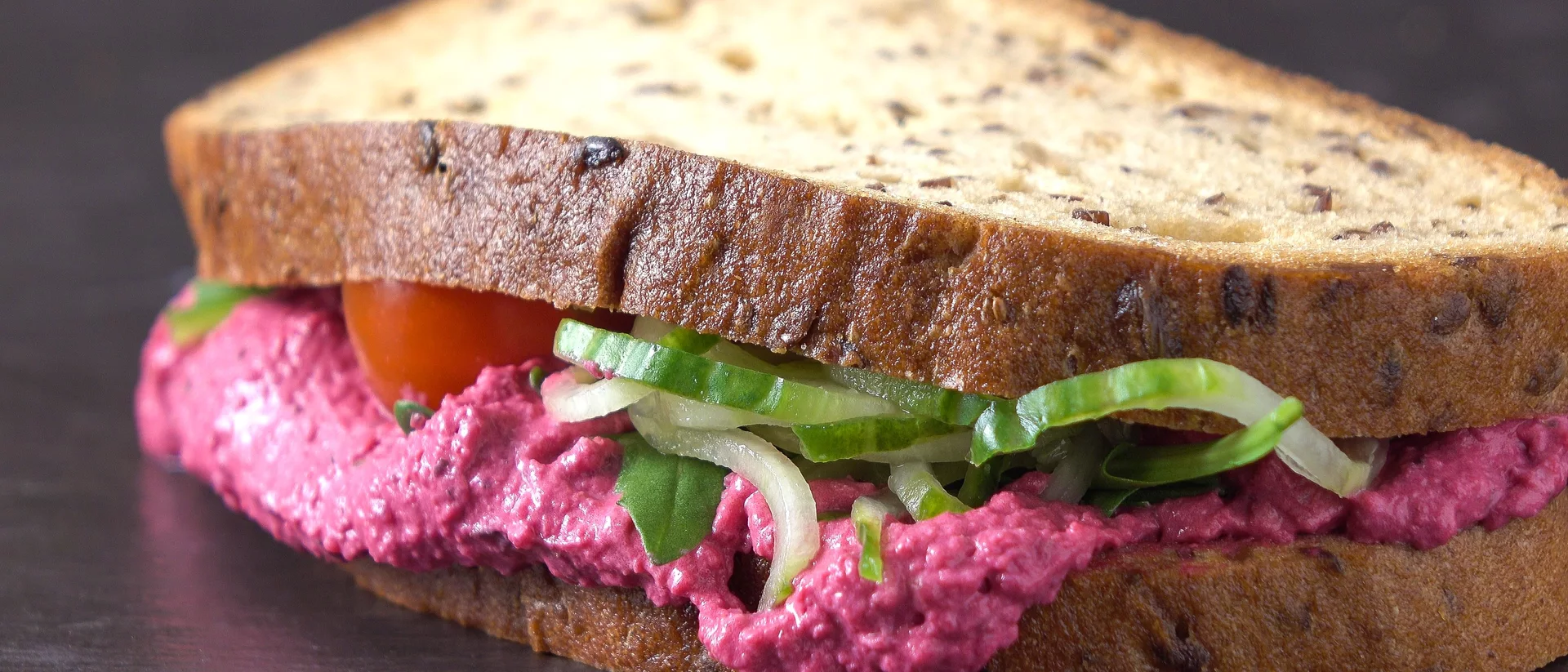 Beetroot Booster Vegan Sandwich